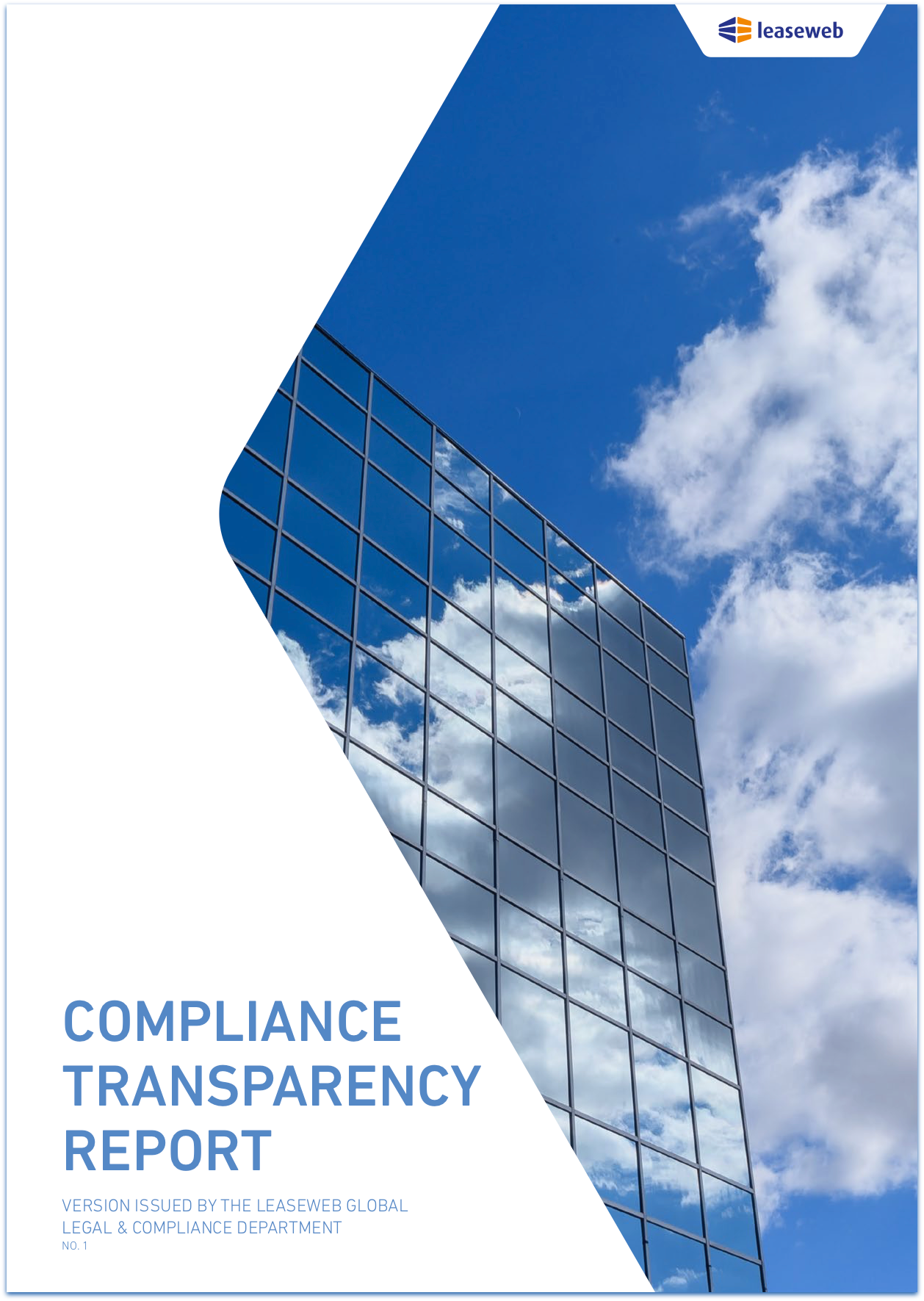Leaseweb Compliance Transparency Report Cover
