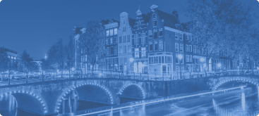 Canal in Amsterdam, Netherlands